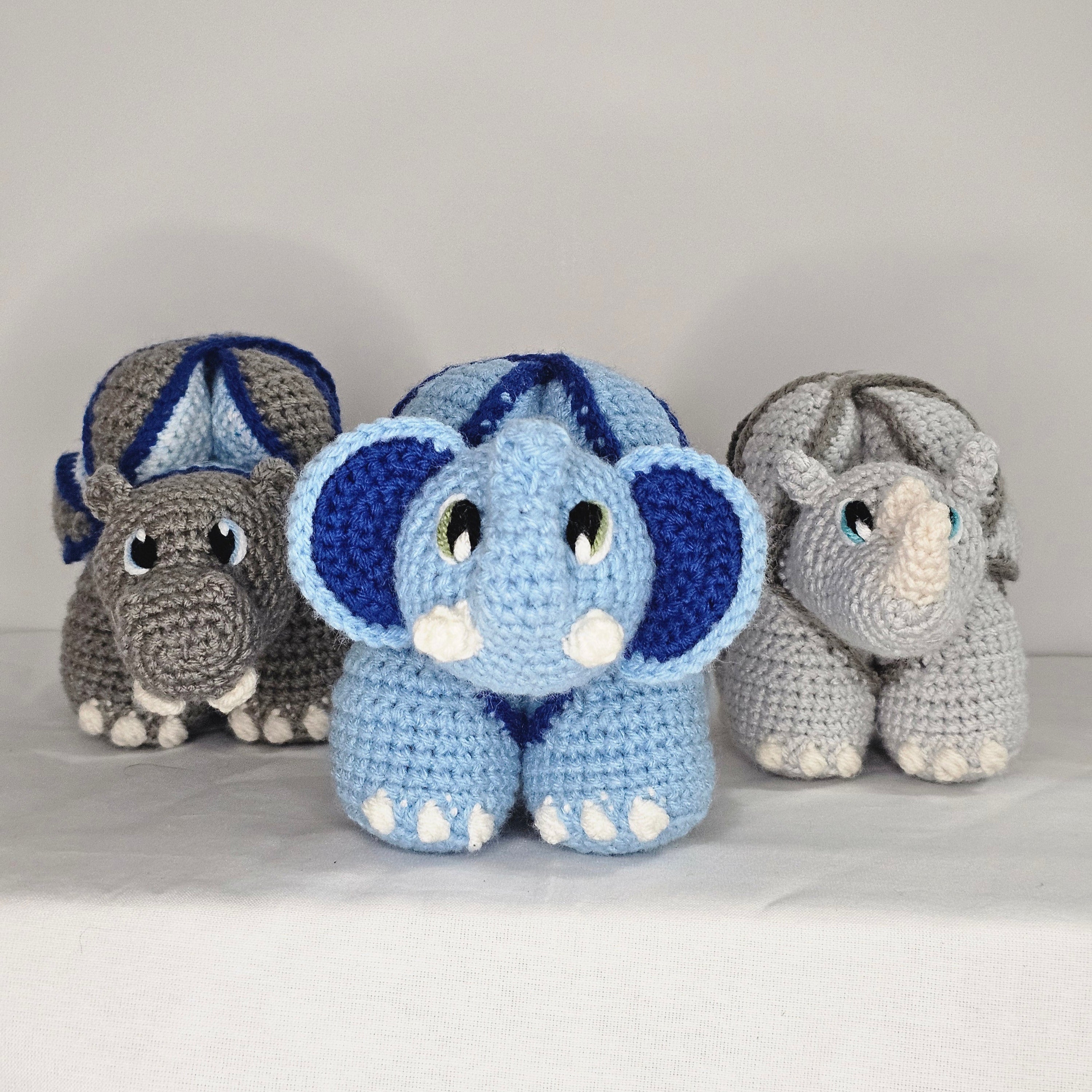 3in1 Hippo, Elephant, and Rhino Puzzle Ball – Andie's Hook Up